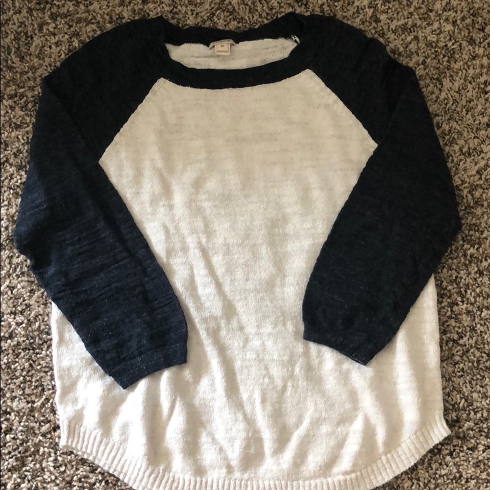 J Crew Baseball Tee